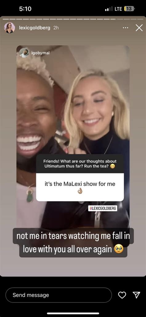 lexi and mal|Mal isnt innocent : r/TheUltimatumNetflix